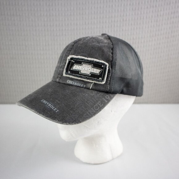 Chevrolet Distressed Mesh Strapback Hat - Picture 2 of 8